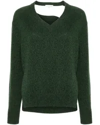 Victoria Beckham Rückenfreier Pullover Grün