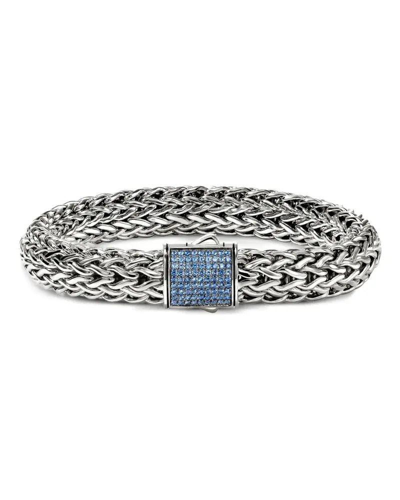 John Hardy Icon Armband aus Sterlingsilber mit Saphir Silber