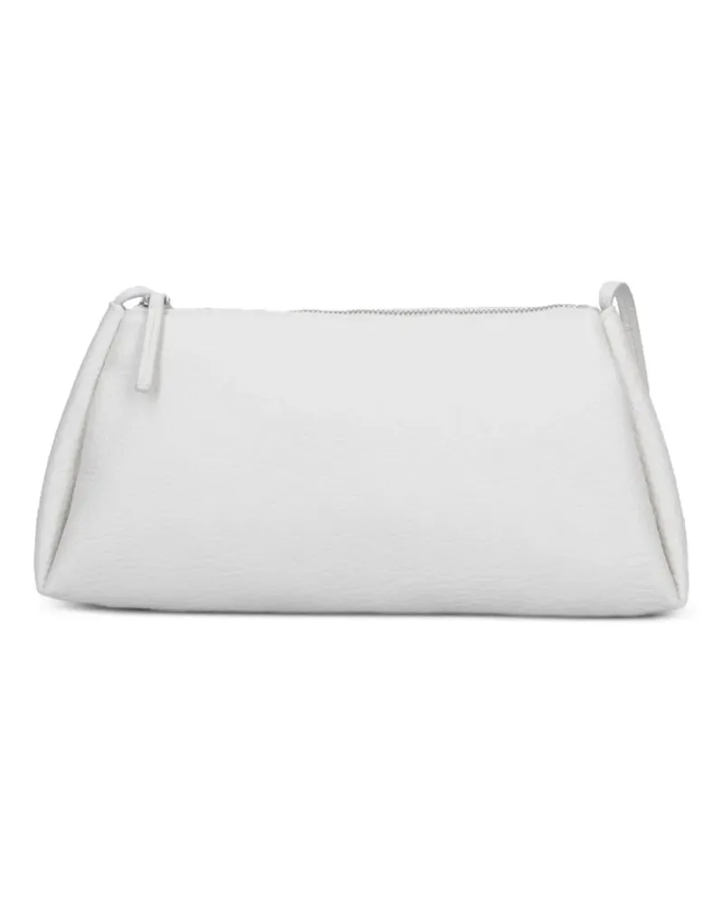 Calvin Klein grained leather shoulder bag - Weiß Weiß