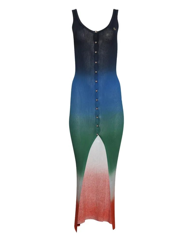 Casablanca Paris Maxikleid mit Farbverlauf - Blau Blau
