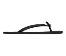 Flip-Flops mit Riemen - Schwarz