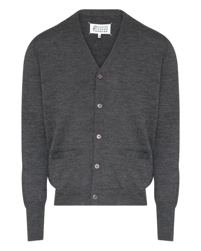Maison Margiela Cardigan mit Tasche - Grau Grau