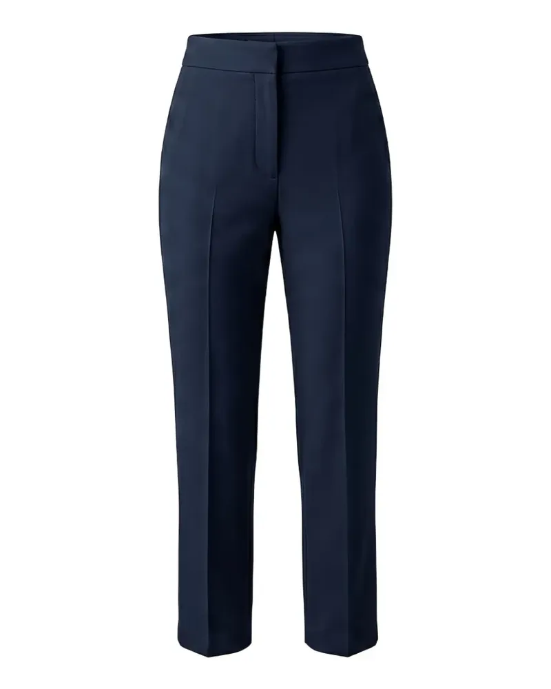HUGO BOSS Gerade Hose aus mattem Stoff - Blau Blau