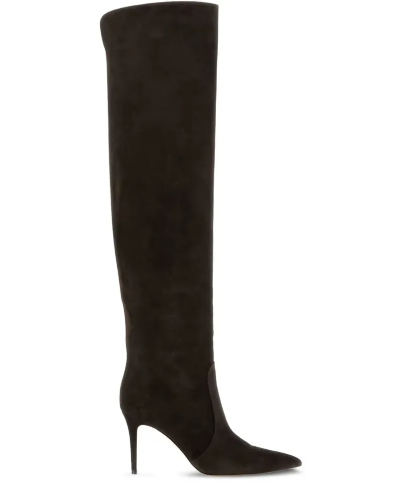 Gianvito Rossi Hansen Stiefel aus Wildleder 90mm - Braun Braun