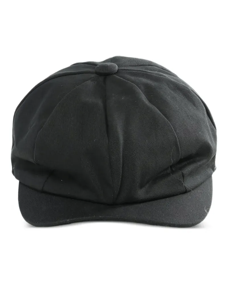 Yohji Yamamoto x New Era Gatsby Baskenmütze - Schwarz Schwarz
