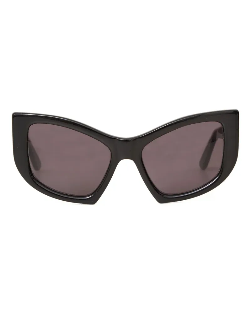 Gloria Coelho Sonnenbrille mit Cat-Eye-Gestell - Schwarz Schwarz