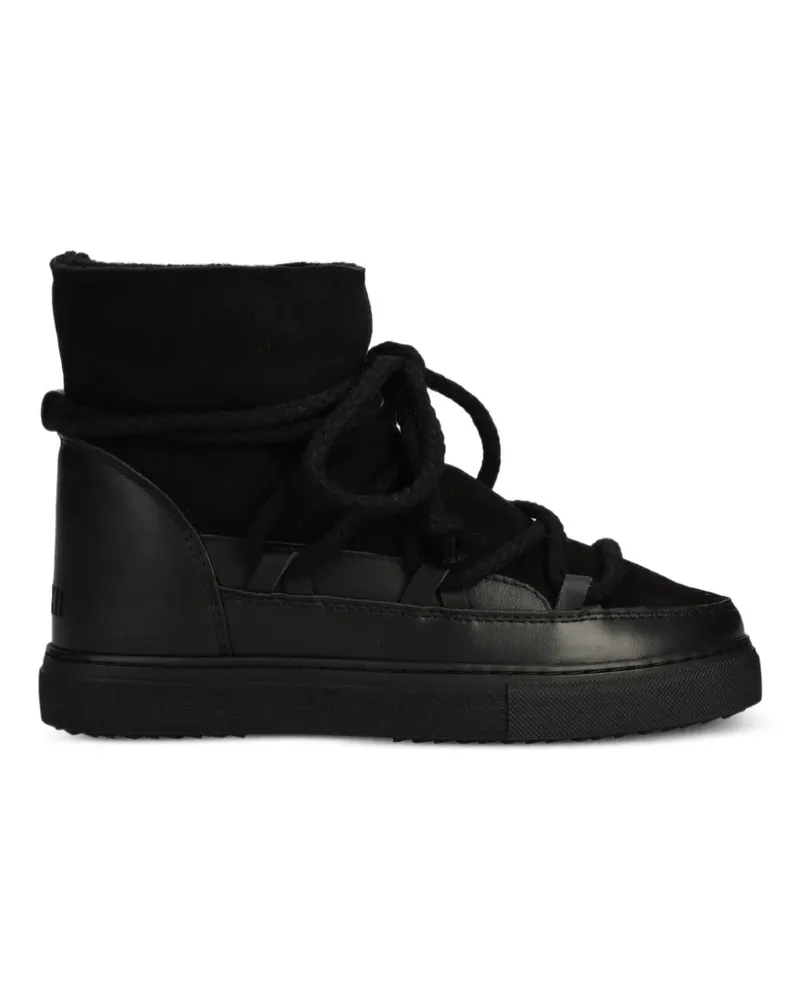 INUIKII Classic Stiefeletten mit Schnürung - Schwarz Schwarz