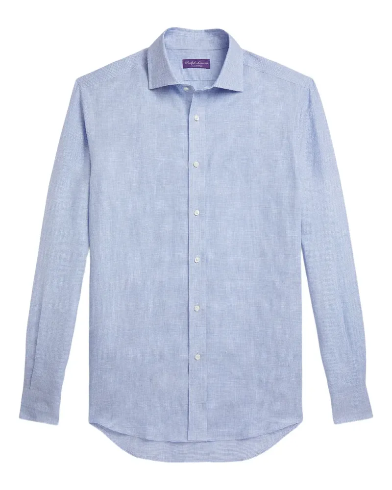 Ralph Lauren Hemd aus Leinen - Blau Blau