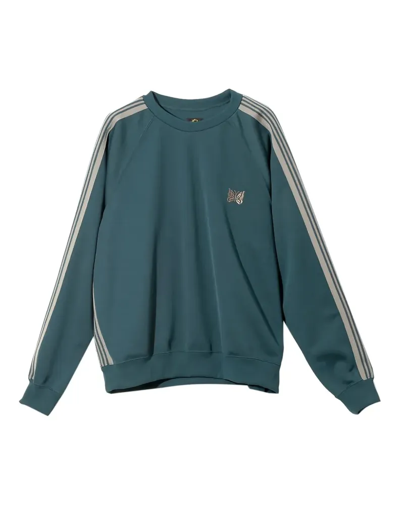 NEEDLES Papillon side-stripe sweater - Blau Blau