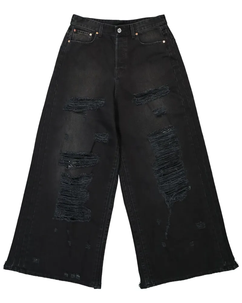 VETEMENTS Jeans im Distressed-Look - Schwarz Schwarz