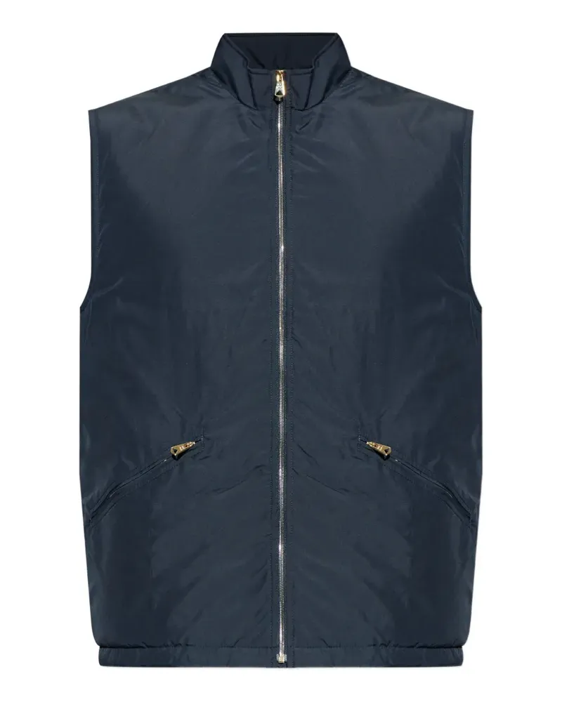 Paul Smith zip-up sleeveless gilet - Blau Blau