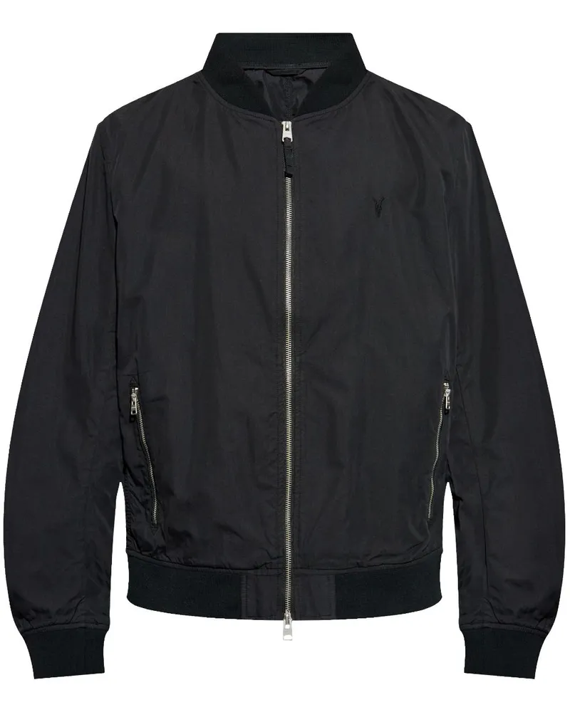 AllSaints Bassett Ramskull Bomberjacke - Schwarz Schwarz
