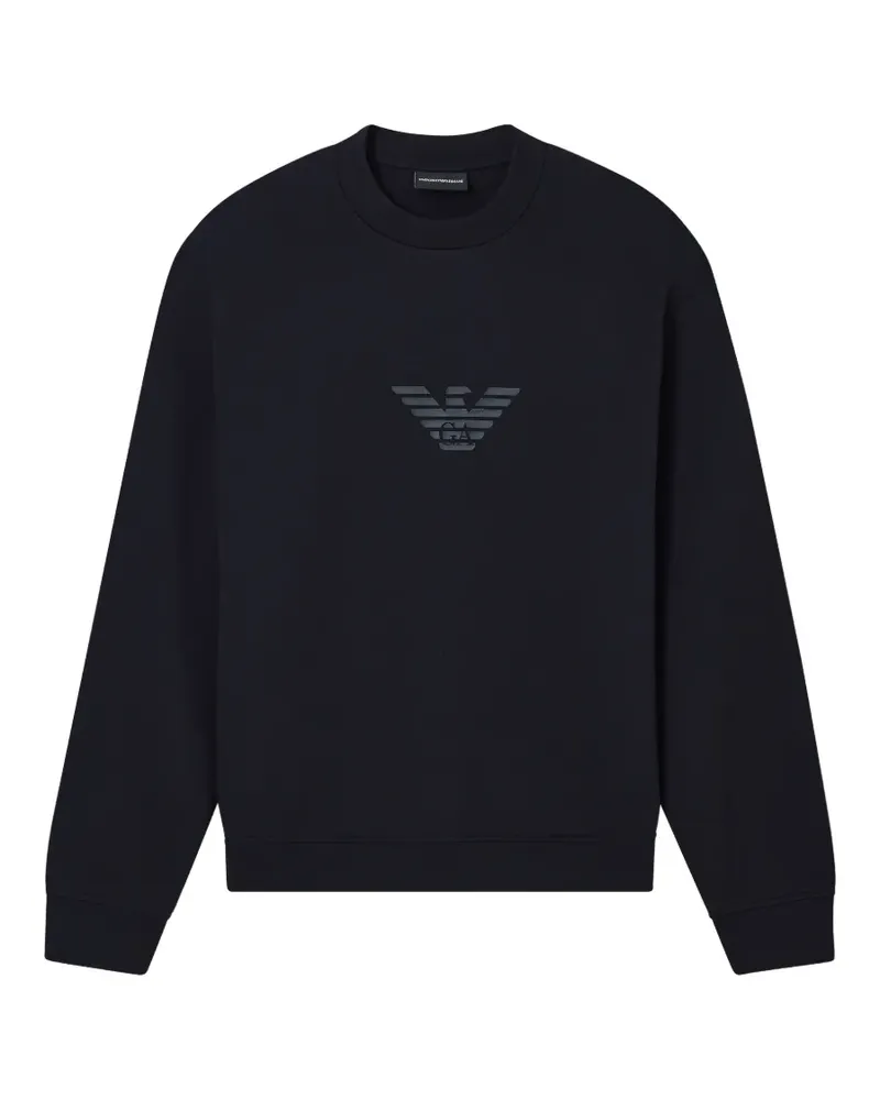 Emporio Armani logo-detail sweatshirt - Blau Blau
