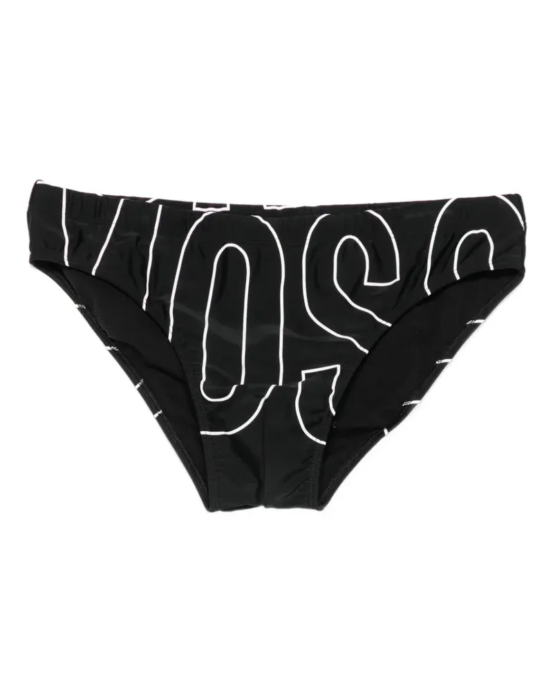 Moschino logo-print swim trunks - Schwarz Schwarz