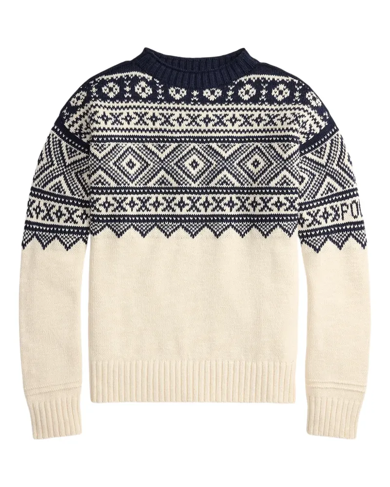 Ralph Lauren crew-neck sweater - Nude Nude