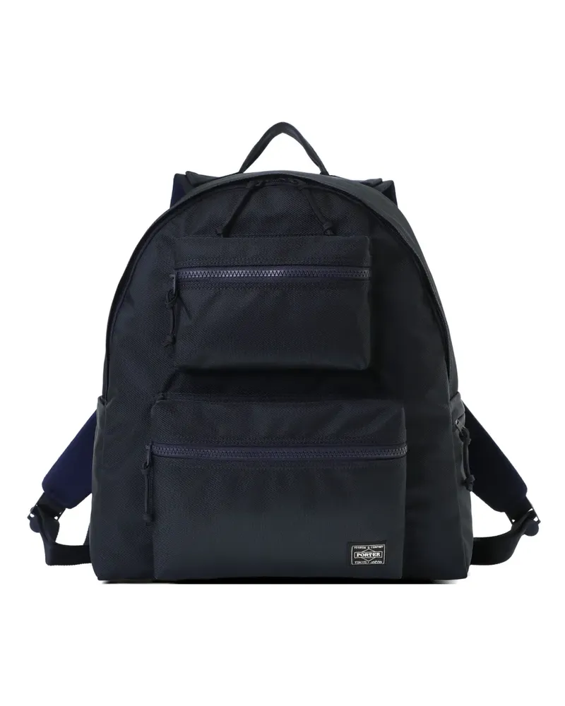PORTER-YOSHIDA & CO zip pocket backpack - Blau Blau
