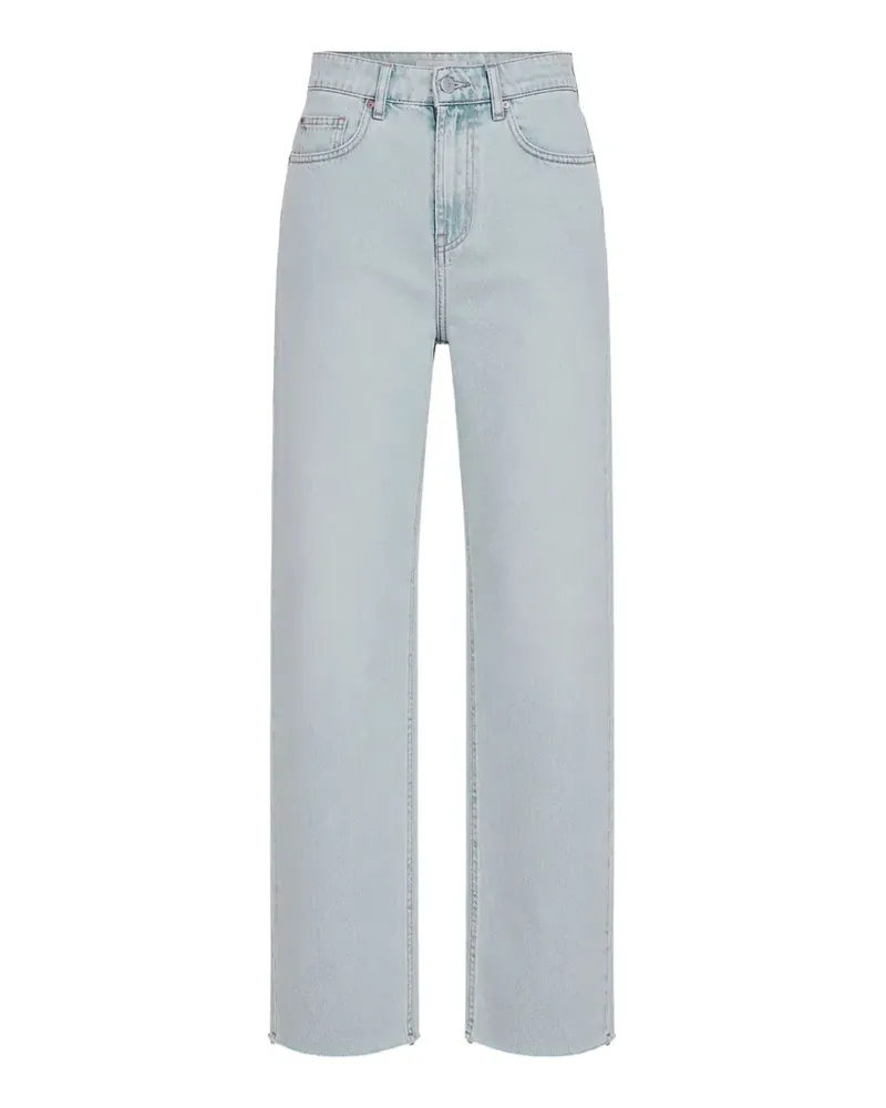 Liviana Conti button-up straight-leg jeans - Blau Blau