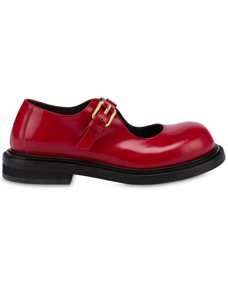 Moschino Loafer mit Schnalle - Rot Rot