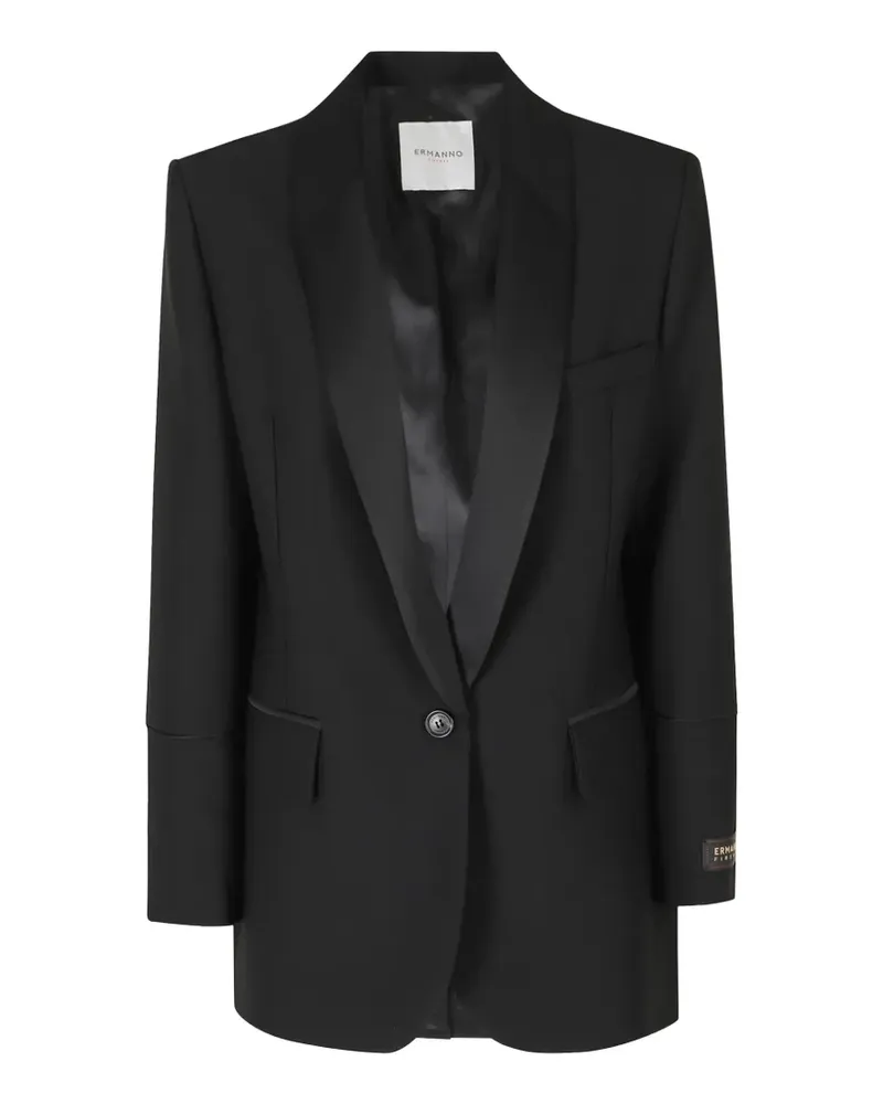 Ermanno Scervino single-breasted peak-lapels blazer - Schwarz Schwarz
