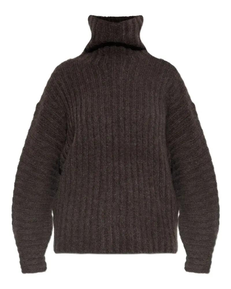 By Malene Birger ribbed turtleneck sweater - Braun Braun