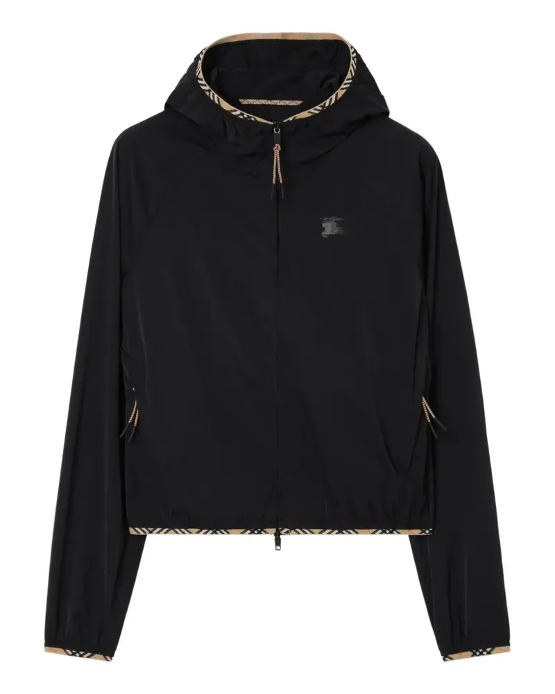 Burberry stretch nylon hooded jacket - Schwarz Schwarz