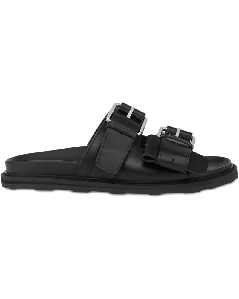 Moschino Sandalen mit Schnallenverschluss - Schwarz Schwarz