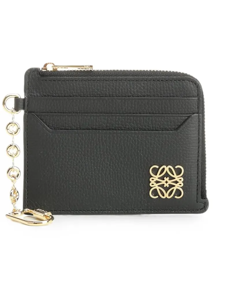 Loewe Anagram card holder - Schwarz Schwarz