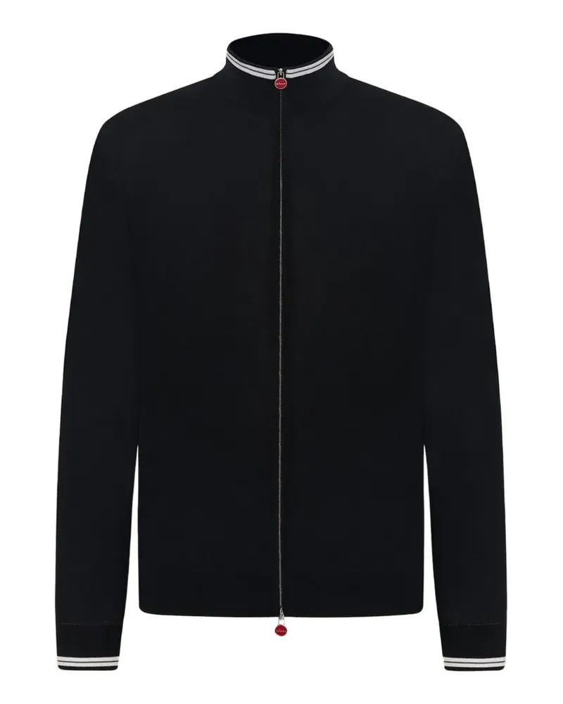 Kiton Cardigan mit Reißverschluss - Schwarz Schwarz