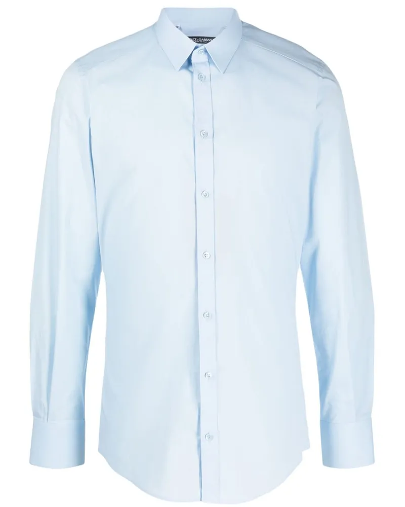 Dolce & Gabbana Langärmeliges Hemd - Blau Blau