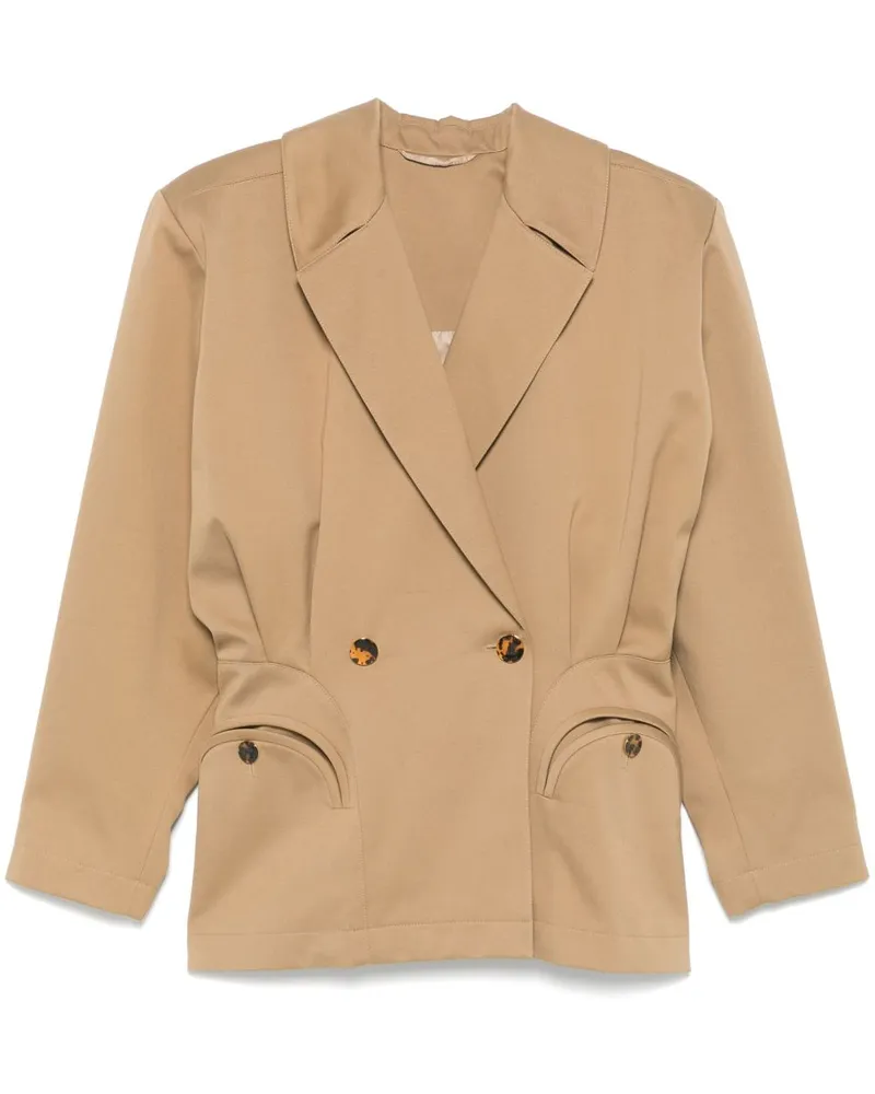 Blazé Milano Endurence Blazer - Nude Nude