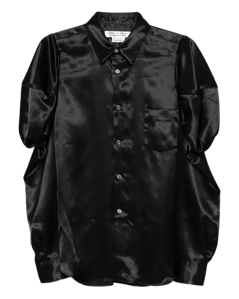 Comme des Garçons Bluse mit Knöpfen - Schwarz Schwarz