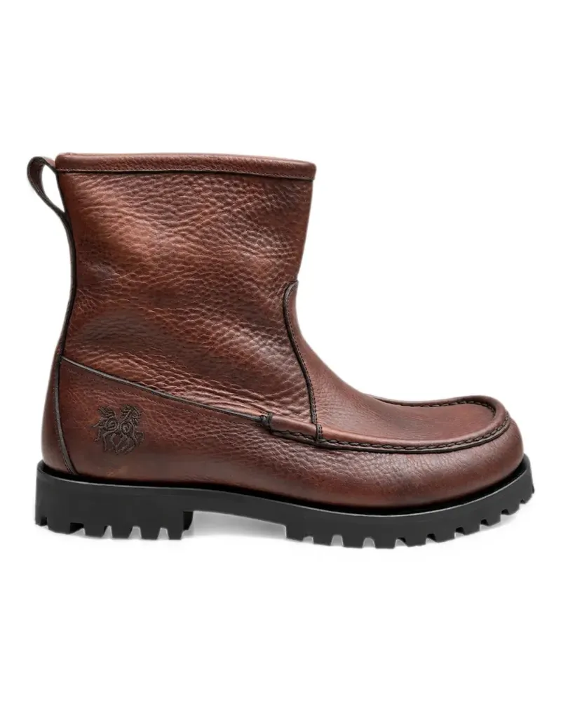 RANRA Bylur leather boots - Braun Braun