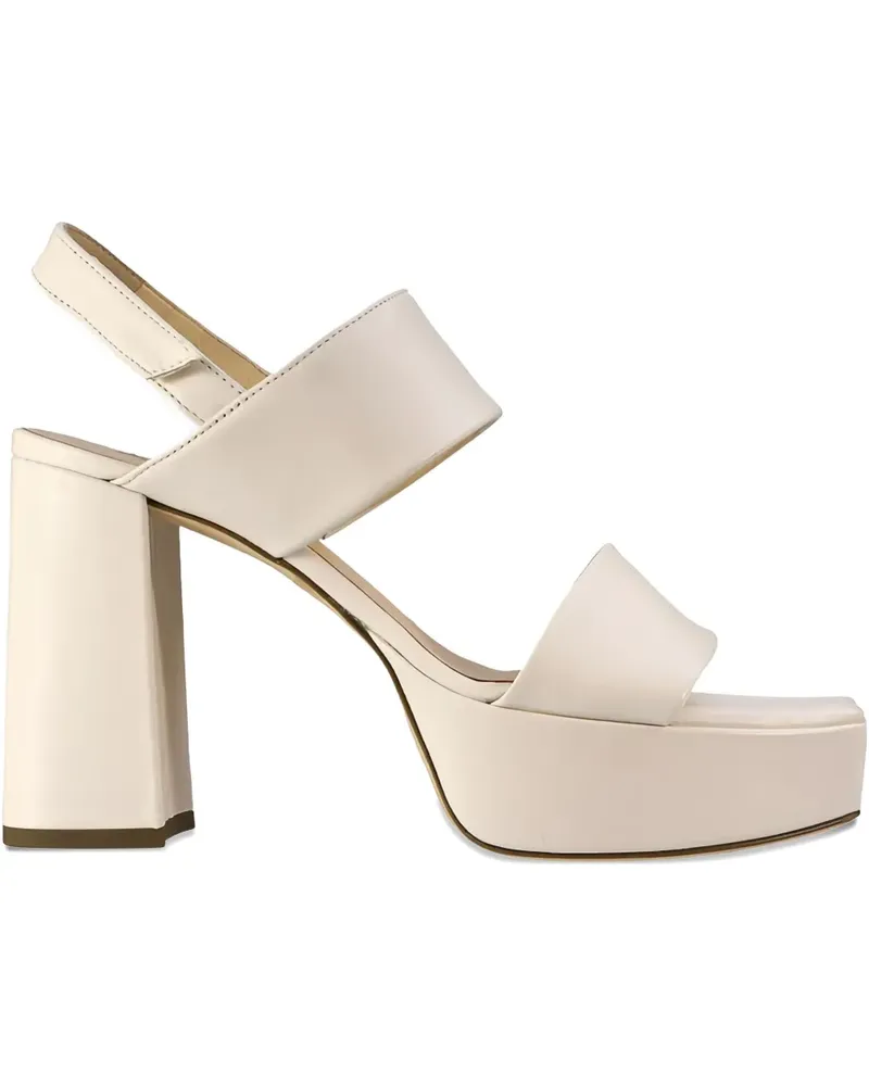 Högl Cindy Plateau-Sandalen mit Blockabsatz - Weiß Weiß