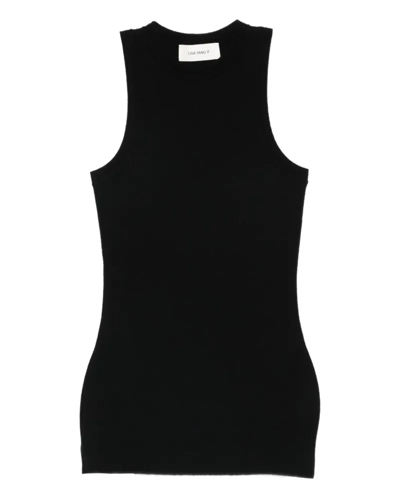 Lisa Yang Amya ribbed top - Schwarz Schwarz