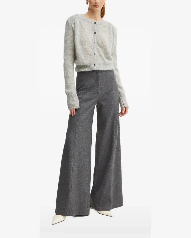 Liviana Conti Cardigan mit Pailletten - Grau Grau