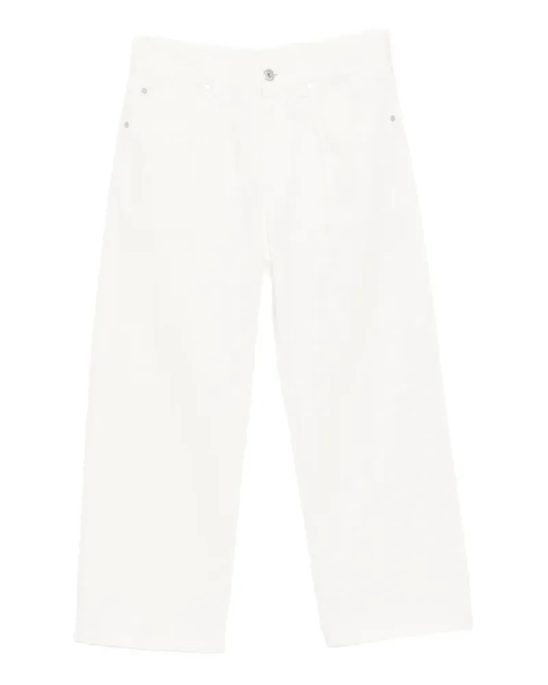 Brunello Cucinelli Cropped-Jeans aus Baumwolle - Weiß Weiß