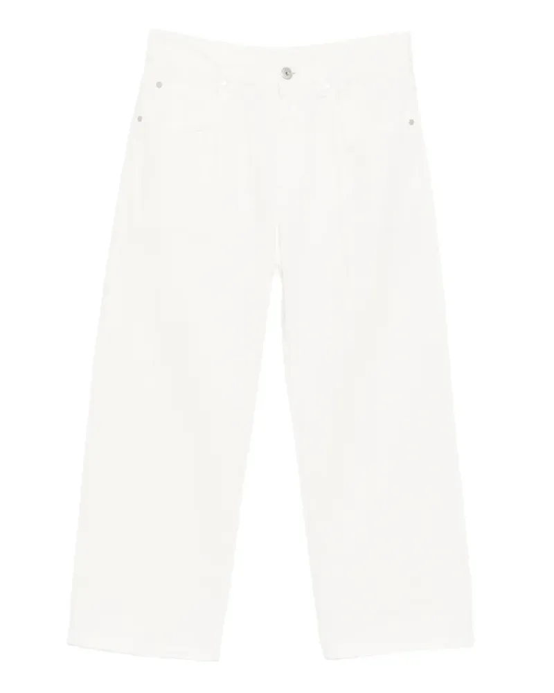 Brunello Cucinelli Cropped-Jeans aus Baumwolle - Weiß Weiß