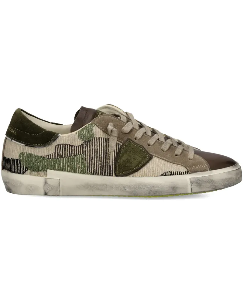 Philippe Model Sneakers mit Camouflagemuster - Braun Braun