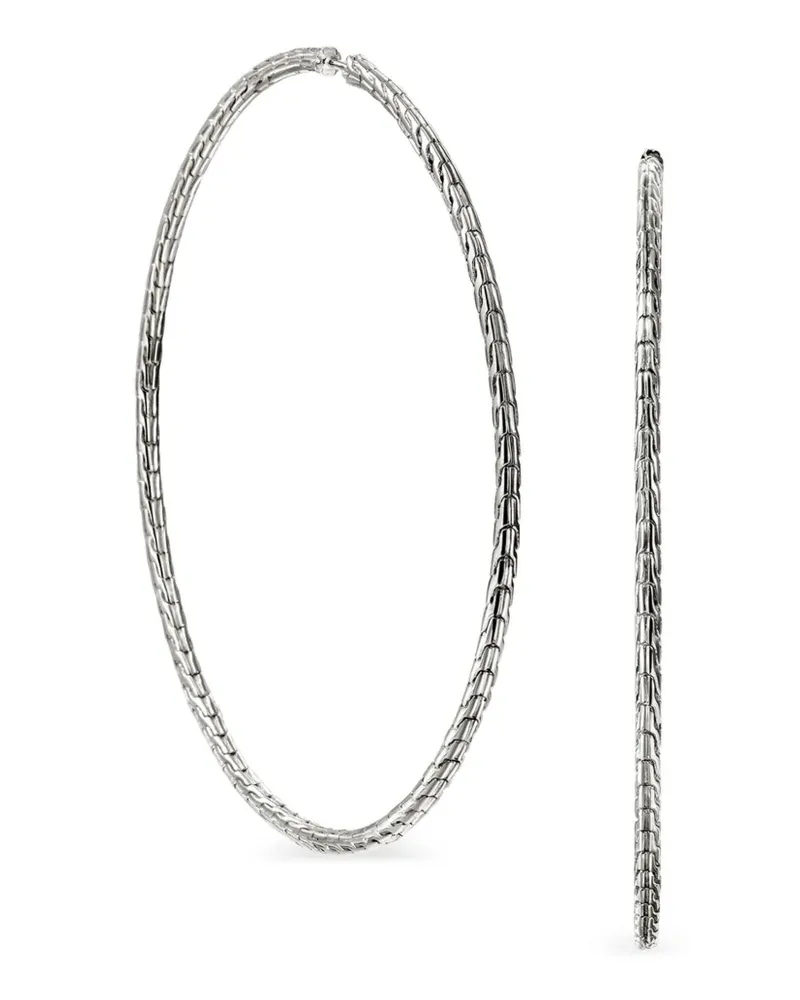 John Hardy Creolen aus Sterlingsilber Silber