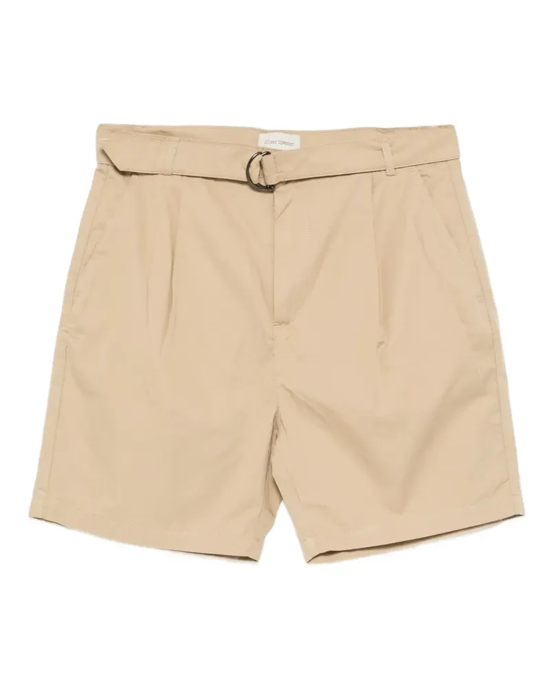 Oliver Spencer Shorts mit Gürtel - Braun Braun