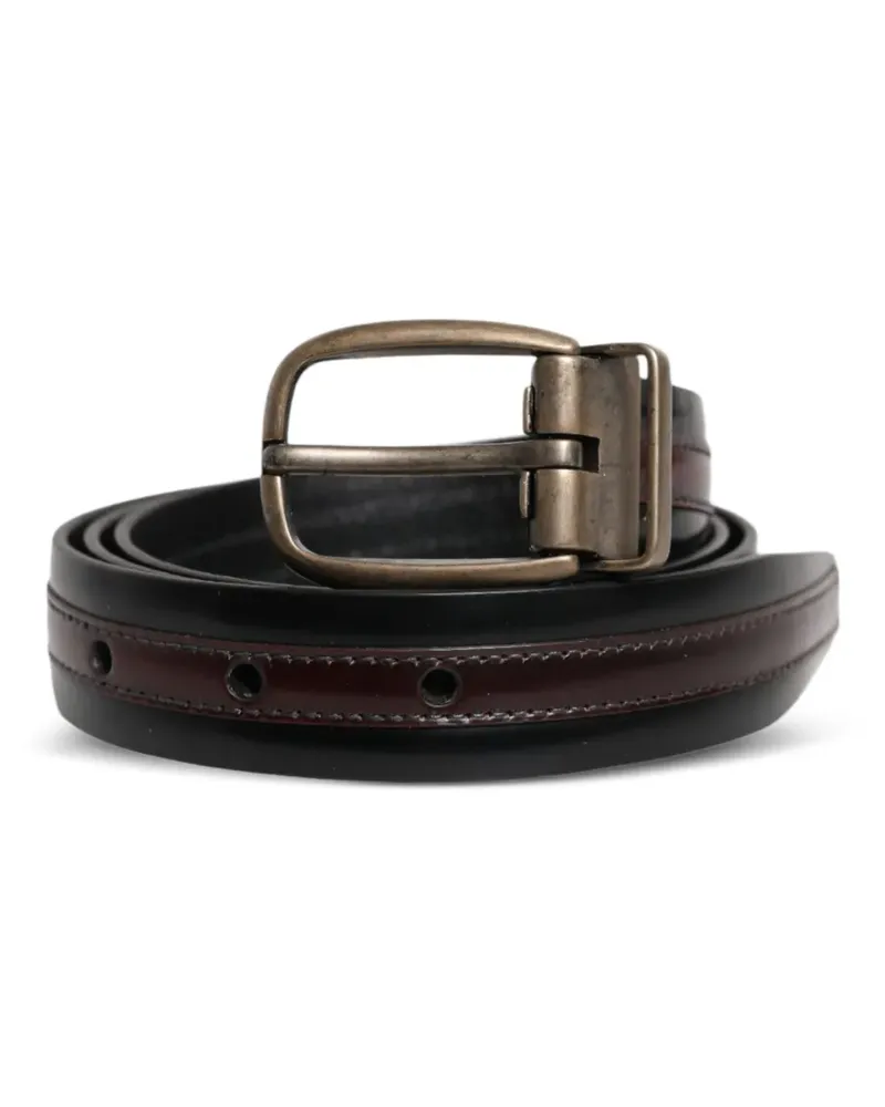 Dolce & Gabbana Klassischer Gürtel - Schwarz Schwarz