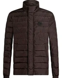 Etro Gesteppte Jacke mit Paisley-Print Braun