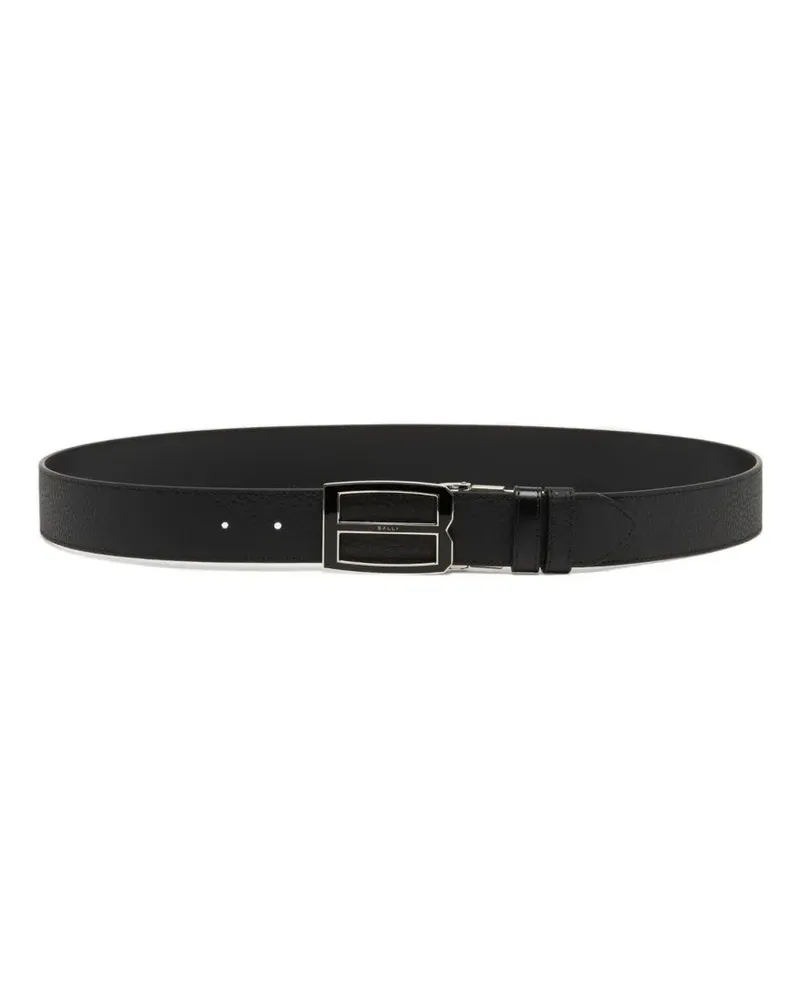 Bally reversible Iconic buckle belt - Schwarz Schwarz