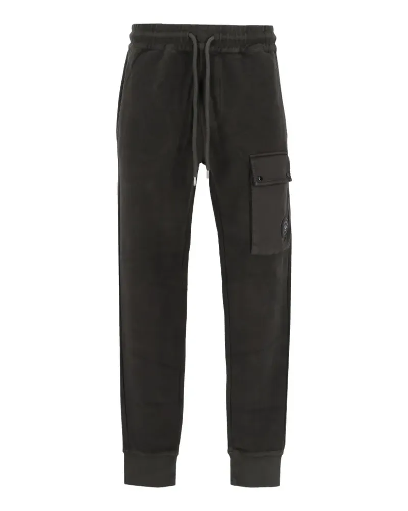 C.P. Company Cargohose aus Fleece - Schwarz Schwarz