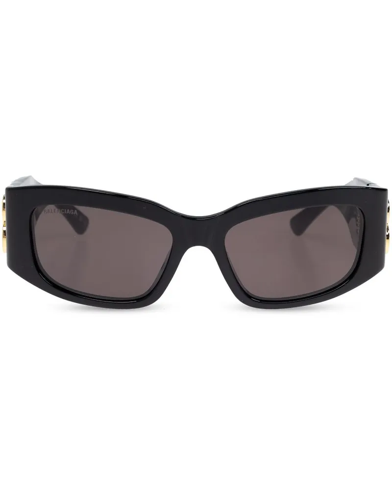 Balenciaga Dynasty Sonnenbrille mit D-Gestell - Schwarz Schwarz