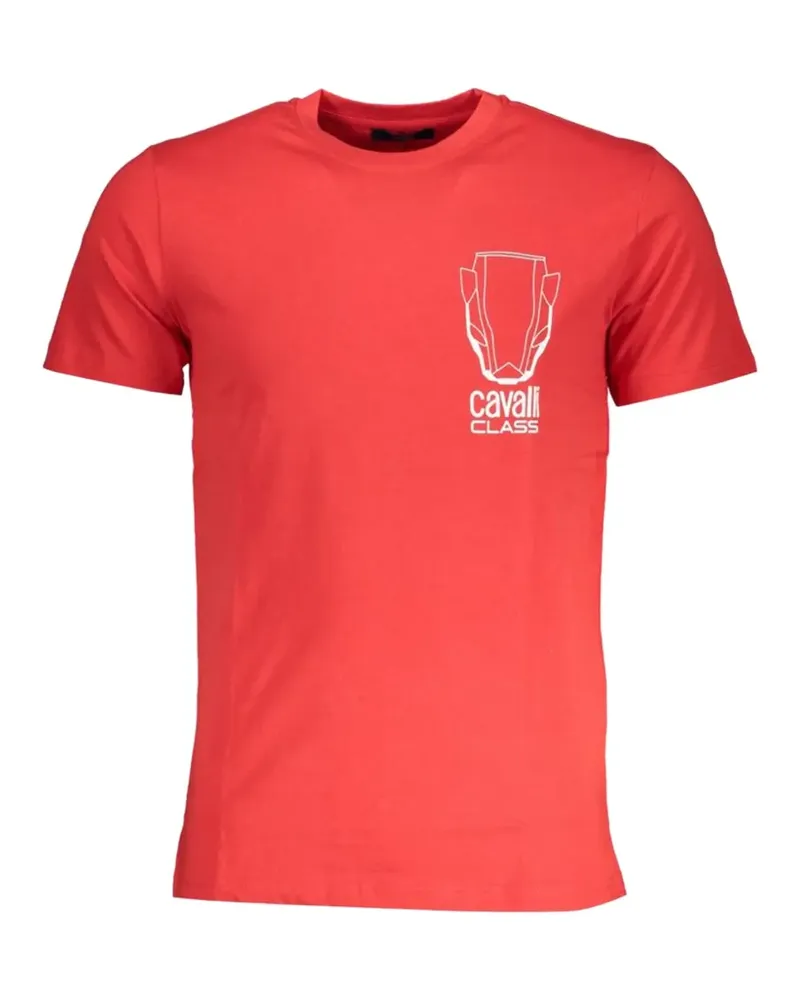 Roberto Cavalli logo-print T-shirt - Rot Rot