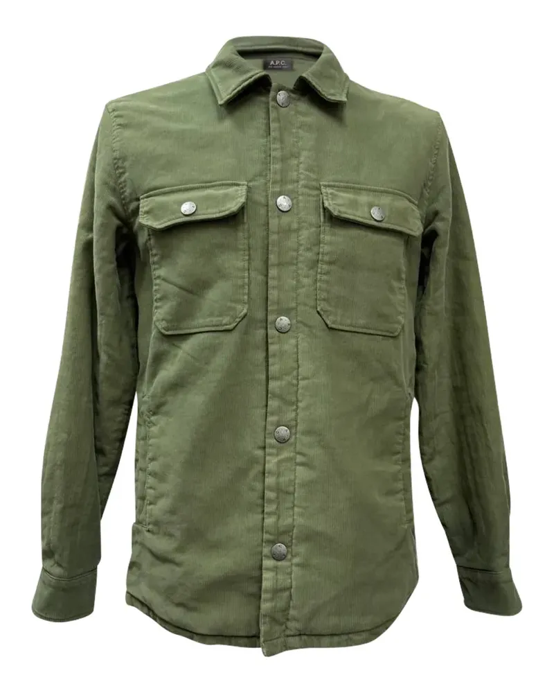 A.P.C. Alex button-down jacket - Grün Grün