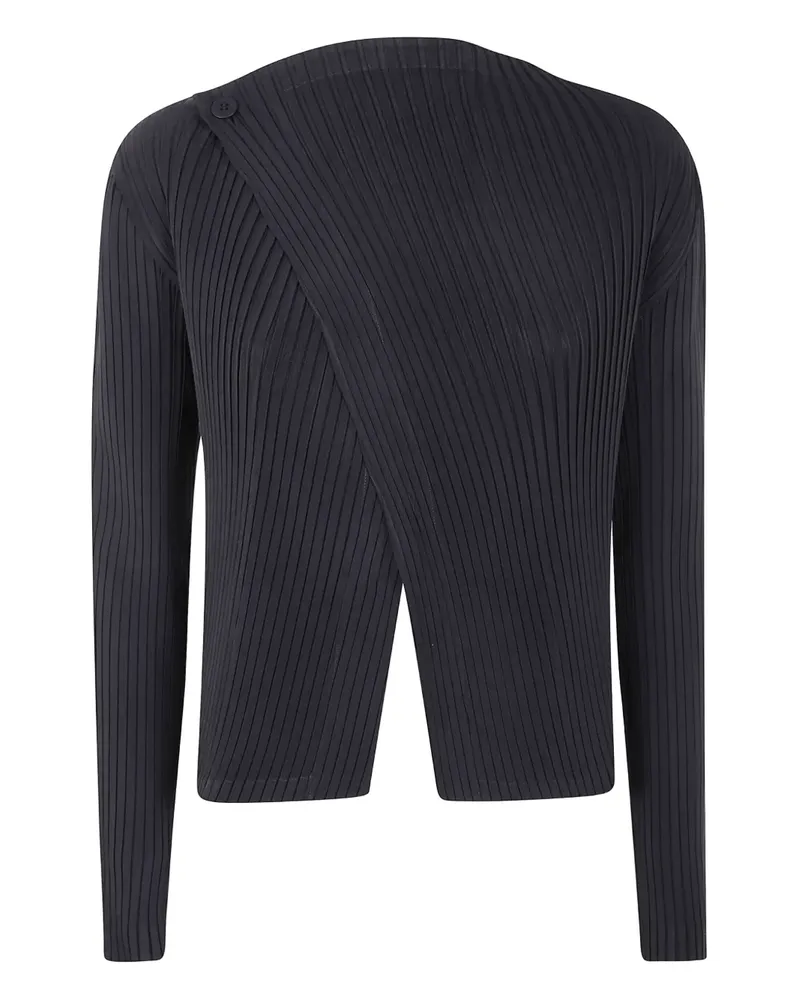 Issey Miyake Shadow Study Oberteil - Schwarz Schwarz