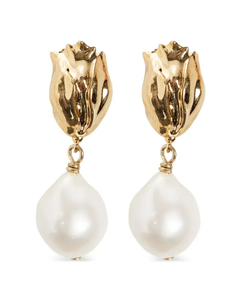 Chloé Tulip Hängeohrringe mit Perlen - Gold Gold