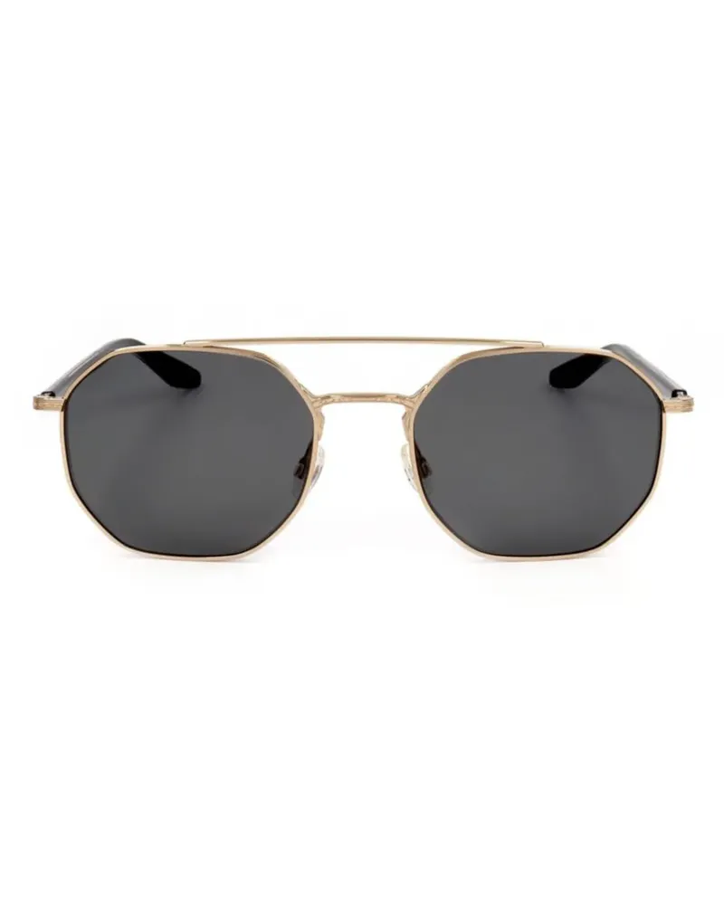 Barton Perreira Sonnenbrille mit geometrischem Gestell - Gold Gold